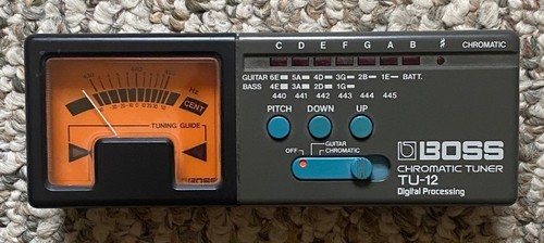 Boss chromatic tuner 12 - chromatic, tu-12